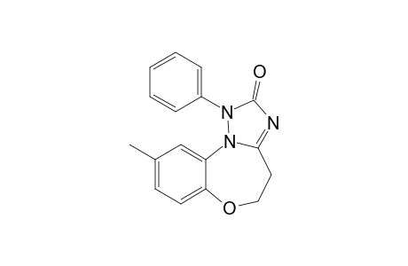 9-Methyl-1-phenyl-4,5-dihydro-[1,2,4]triazolo[5,1-d][1,5]benzoxazepin-2-one