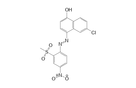 1-Naphthalenol, 6-chloro-4-[2-[2-(methylsulfonyl)-4-nitrophenyl]diazenyl]-