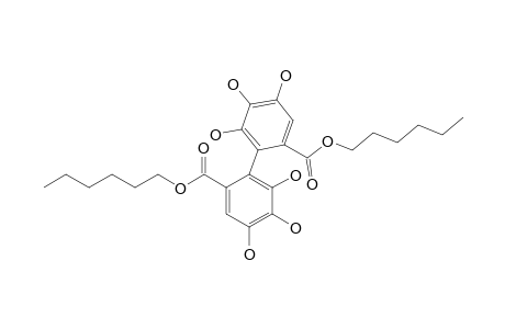 N-DIHEXYL-2,2',3,3',4,4'-HEXAHYDROXYBIPHENYL-6,6'-DICARBOXYLATE