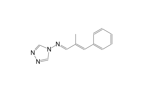 N-[(E,2E)-2-methyl-3-phenyl-2-propenylidene]-4H-1,2,4-triazol-4-amine