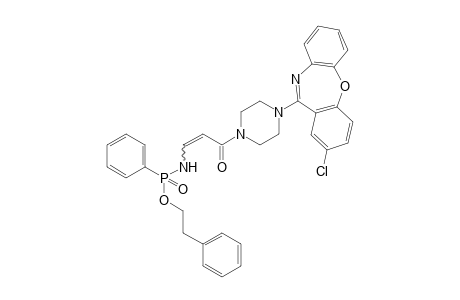 (E/Z)-1-[4-(8-chlorobenzo[b][1,4]benzoxazepin-6-yl)piperazin-1-yl]-3-[[phenyl(2-phenylethoxy)phosphoryl]amino]prop-2-en-1-one