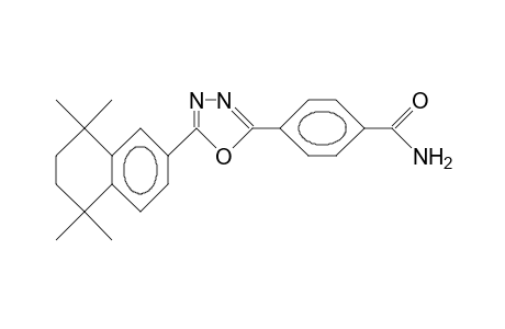 Benzamide, 4-[5-(5,6,7,8-tetrahydro-5,5,8,8-tetramethyl-2-naphthalenyl)-1,3,4-oxadiazol-2-yl]-