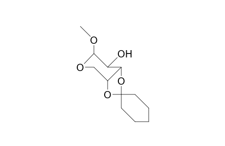 .alpha.-D-Xylopyranoside, methyl 3,4-O-cyclohexylidene-