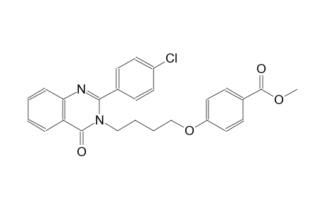 methyl 4-[4-(2-(4-chlorophenyl)-4-oxo-3(4H)-quinazolinyl)butoxy]benzoate