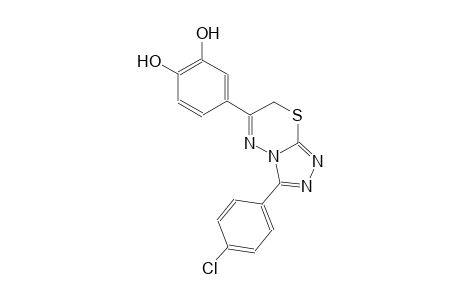 4-[3-(4-chlorophenyl)-7H-[1,2,4]triazolo[3,4-b][1,3,4]thiadiazin-6-yl]-1,2-benzenediol