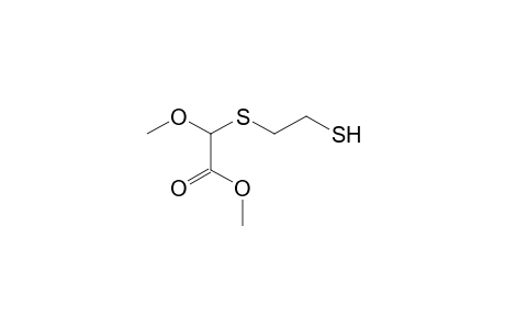 Acetic acid, 2-[(2-mercaptoethyl)thio]-2-methoxy-, methyl ester