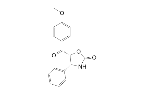 (cis)-5-(4'-Methoxybenzoyl)-4-phenyloxazolidin-2-one