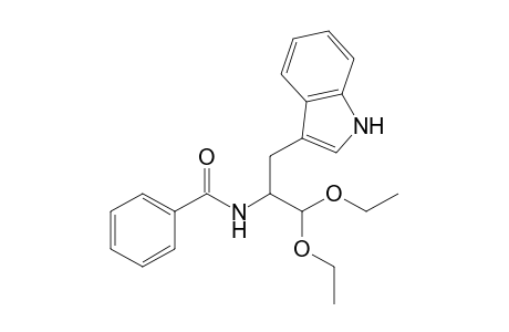 N-[1,1-diethoxy-3-(1H-indol-3-yl)propan-2-yl]benzamide