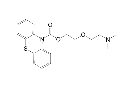 2-(2-Dimethylaminoethyloxy)ethyl phenothiazine-10-carboxylate