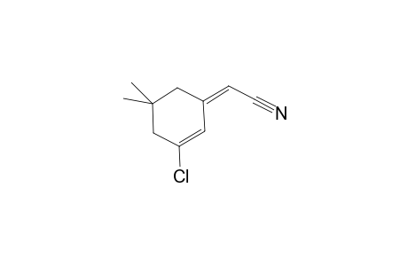 Acetonitrile, (3-chloro-5,5-dimethyl-2-cyclohexen-1-ylidene)-, (Z)-