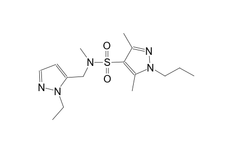 1H-pyrazole-4-sulfonamide, N-[(1-ethyl-1H-pyrazol-5-yl)methyl]-N,3,5-trimethyl-1-propyl-