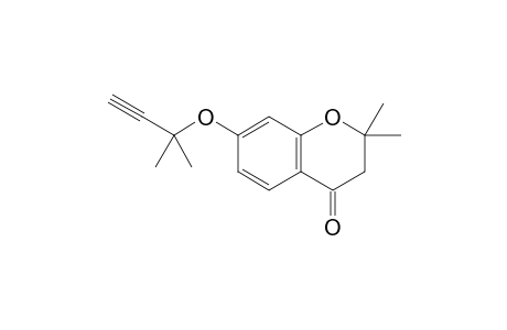 2,2-Dimethyl-7-(2-methylbut-3-yn-2-yloxy)-2,3-dihydrochromen-4-one