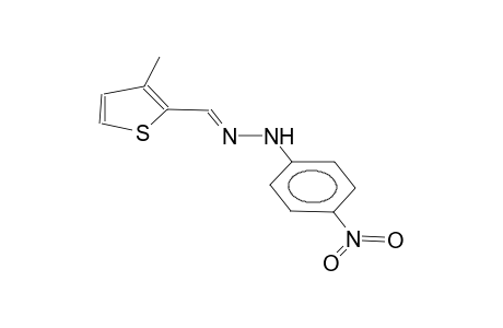 N-(4-nitrophenyl)-N'-(3-methyl-2-thienylmethylene)hydrazine