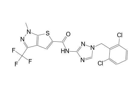 1H-thieno[2,3-c]pyrazole-5-carboxamide, N-[1-[(2,6-dichlorophenyl)methyl]-1H-1,2,4-triazol-3-yl]-1-methyl-3-(trifluoromethyl)-