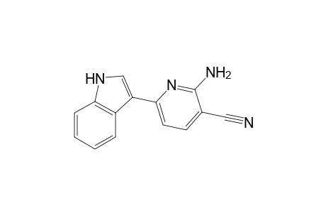 2-Amino-6-(1H-indol-3-yl)-3-pyridinecarbonitrile