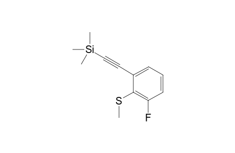 ((3-Fluoro-2-(methylthio)phenyl)ethynyl)trimethylsilane