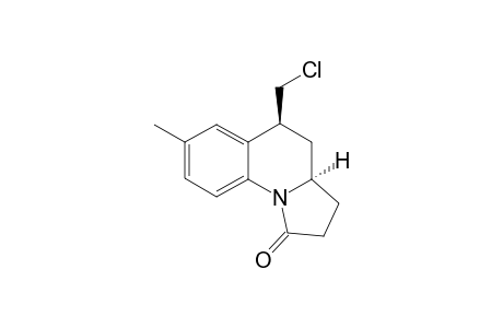 (3aR,5S)-5-(chloromethyl)-7-methyl-3,3a,4,5-tetrahydropyrrolo[1,2-a]quinolin-1(2H)-one