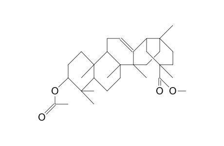 3.beta.-Acetoxy-olean-12-en-29-oic-acid, methylester