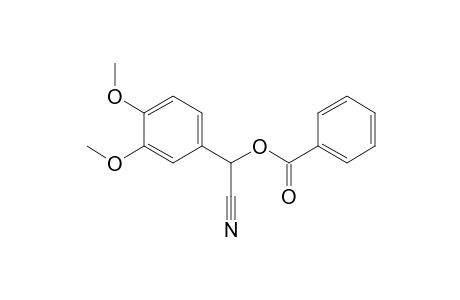 Benzeneacetonitrile, .alpha.-(benzoyloxy)-3,4-dimethoxy-