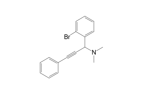1-(2-Bromophenyl)-N,N-dimethyl-3-phenyl-2-propyn-1-amine