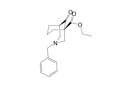 (1R*,5R*)-Ethyl 3-benzyl-9-oxo-3-azabicyclo[3.3.1]nonane-1-carboxylate