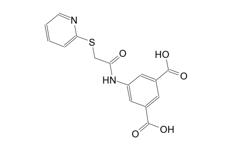 5-{[(2-pyridinylsulfanyl)acetyl]amino}isophthalic acid