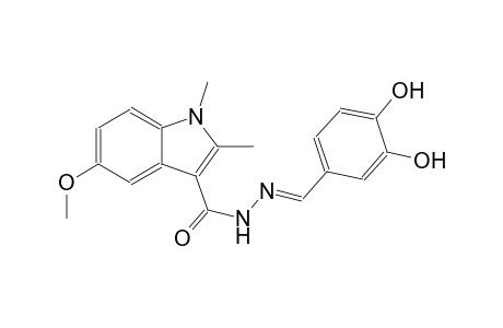 N'-[(E)-(3,4-dihydroxyphenyl)methylidene]-5-methoxy-1,2-dimethyl-1H-indole-3-carbohydrazide