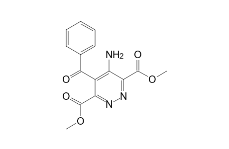 4-Amino-5-benzoyl-pyridazine-3,6-dicarboxylic acid dimethyl ester