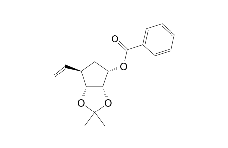 (1S,2S,3R,4R)-2,3-ISOPROPYLIDENE-DIOXY-4-VINYL-CYCLOPENTYL-BENZOATE