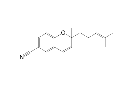 6-Cyano-2-methyl-2-(4-methylpent-3-enyl)-2H-1-benzopyran