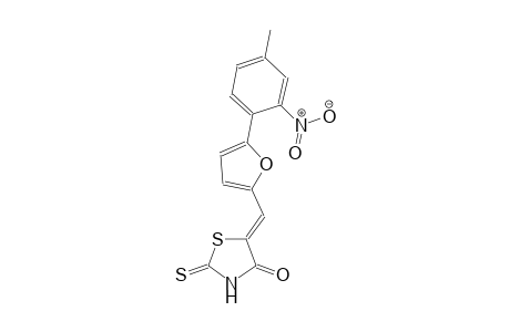 (5Z)-5-{[5-(4-methyl-2-nitrophenyl)-2-furyl]methylene}-2-thioxo-1,3-thiazolidin-4-one
