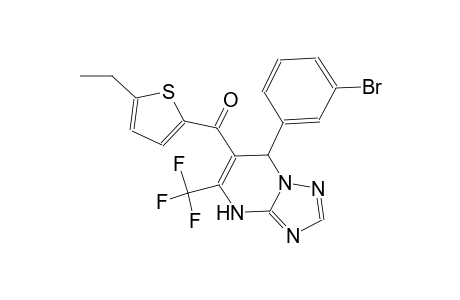 [7-(3-bromophenyl)-5-(trifluoromethyl)-4,7-dihydro[1,2,4]triazolo[1,5-a]pyrimidin-6-yl](5-ethyl-2-thienyl)methanone