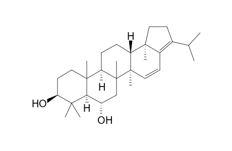 3.beta.,6.alpha.-Dihydroxyhop-15,17(21)-diene