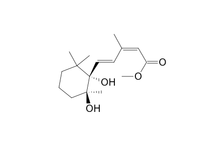 2,4-Pentadienoic acid, 5-(1,2-dihydroxy-2,6,6-trimethylcyclohexyl)-3-methyl-, methyl ester, [1S-[1.alpha.,1(2Z,4E),2.beta.]]-
