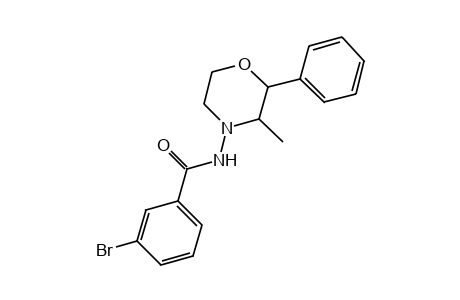4-(m-BROMOBENZAMIDO)-3-METHYL-2-PHENYLMORPHOLINE