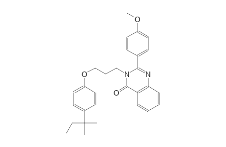 2-(4-methoxyphenyl)-3-[3-(4-tert-pentylphenoxy)propyl]-4(3H)-quinazolinone