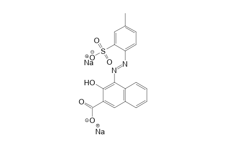 2-Naphthalenecarboxylic acid, 3-hydroxy-4-[(4-methyl-2-Sulfophenyl)azo]-, disodium salt