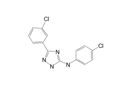 5-(3-Chlorophenyl)-N-(4-chlorophenyl)-2H-1,2,4-triazol-3-amine