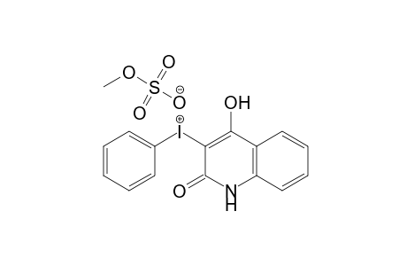 (4-Hydroxy-2-oxo-1,2-dihydroquinoline-3-yl)-phenyliodonium methylsulfate