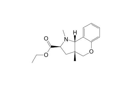 (2R,3AR,9BR;2S,3AS,9BS)-2-ETHOXYCARBONYL-1,3A-DIMETHYL-4H-[1]-BENZOPYRANO-[4,3-B]-PYRROLIDINE