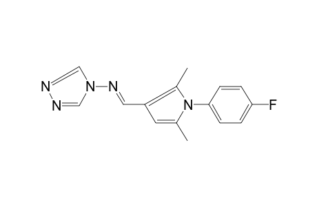 N-((E)-[1-(4-Fluorophenyl)-2,5-dimethyl-1H-pyrrol-3-yl]methylidene)-4H-1,2,4-triazol-4-amine