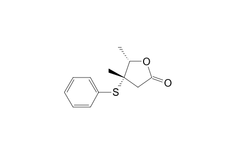2(3H)-Furanone, dihydro-4,5-dimethyl-4-(phenylthio)-, cis-
