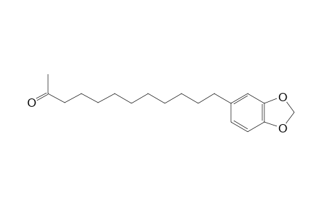 2-Oxo-12-(3',4'-methylenedioxyphenyl)dodecane