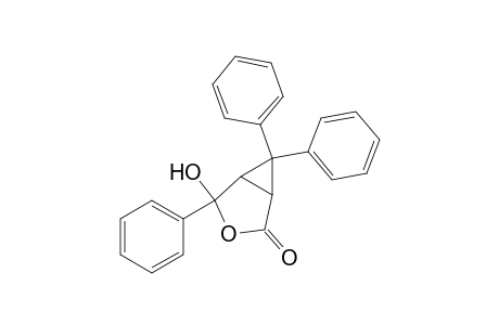 4,6,6-Triphenyl-3-oxabicyclo[3.1.0]hexan-2-on-4-ol