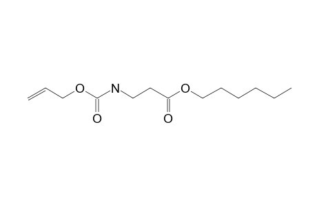 .beta.-Alanine, N-allyloxycarbonyl-, hexyl ester