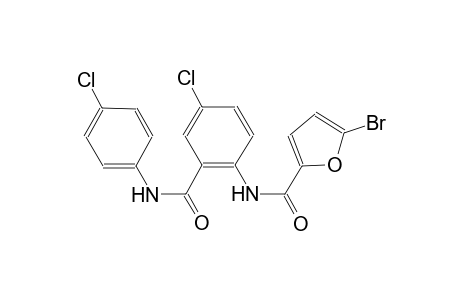 5-bromo-N-{4-chloro-2-[(4-chloroanilino)carbonyl]phenyl}-2-furamide