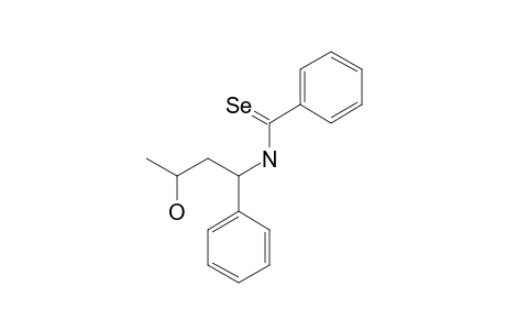 N-3-HYDROXY-1-PHENYLBUTYL_BENZENECARBOSELENOAMIDE;MAJOR_ISOMER