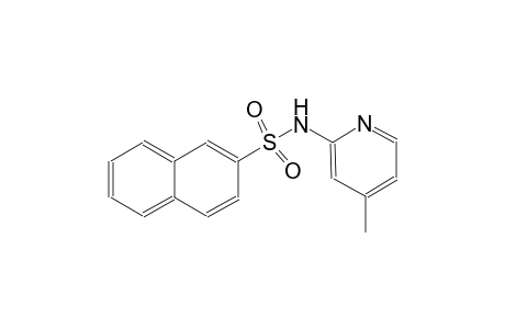 2-naphthalenesulfonamide, N-(4-methyl-2-pyridinyl)-
