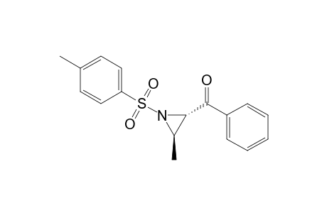 (2S,3R)-2-Benzoyl-3-methyl-1-(4-toluenesulfonyl)aziridine