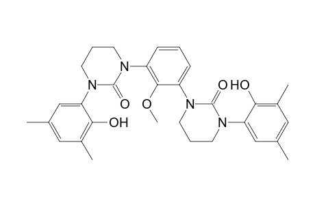 2(1H)-Pyrimidinone, 1,1'-(2-methoxy-1,3-phenylene)bis[tetrahydro-3-(2-hydroxy-3,5-dimethy lphenyl)-